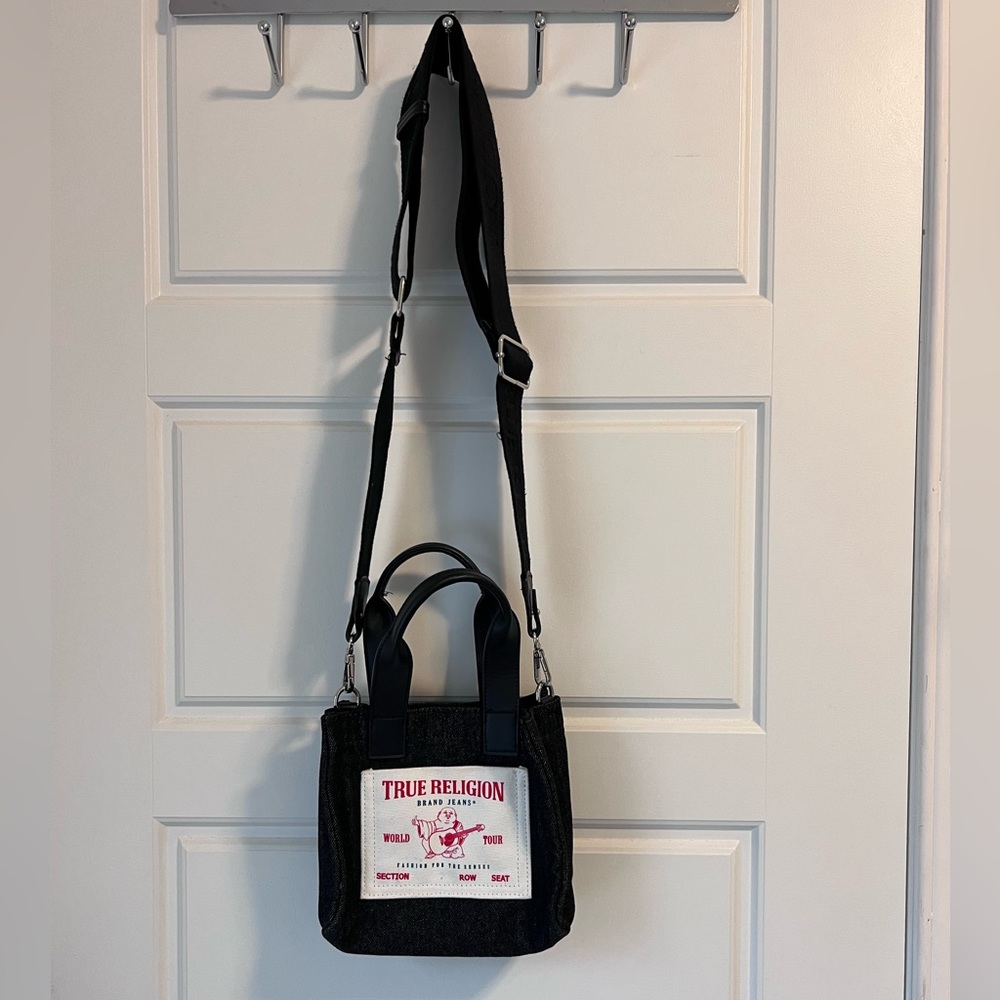 True Religion Mini Logo Tote Bag.